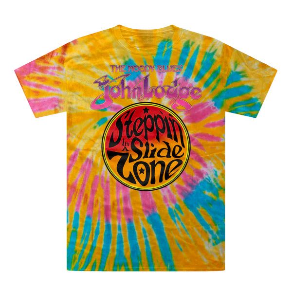 John Lodge "Steppin' In A Slide Zone" Tie-Dye T-Shirt